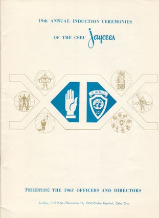 Stock ID #173197 19th Annual Induction of the Cebu Jaycees. Presenting the 1967 Officers and...