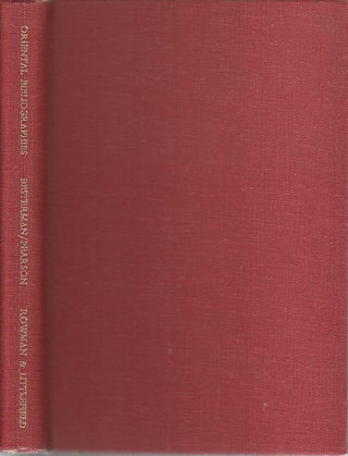 Stock ID #173220 A World Bibliography of Oriental Bibliographies. THEODORE BESTERMAN