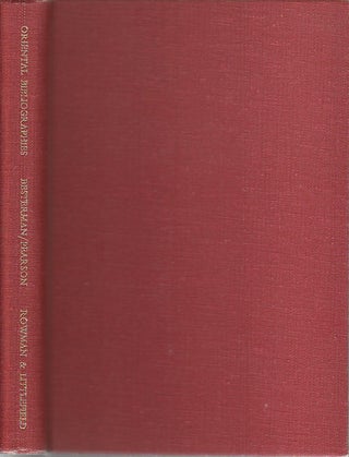 Stock ID #173220 A World Bibliography of Oriental Bibliographies. THEODORE BESTERMAN