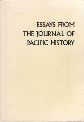 Stock ID #173348 Essays from the Journal of Pacific History. BARRIE MACDONALD