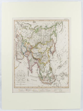Stock ID #173439 Asia. ADOLF STIELER, FREDERIC VON AND BERGHAUS HERMANN STUPNAGEL