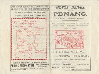 Stock ID #173480 Motor Drives About Penang. The Island of Perpetual Summer. EARLY 20TH CENTURY...