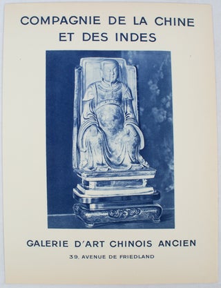 Stock ID #173876 Compagnie de la Chine et Des Indes. Galerie D'Art Chinois Ancien. FRENCH CHINESE...