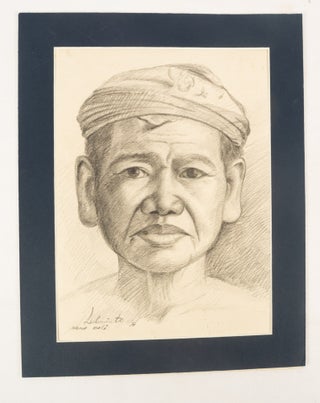 Stock ID #174520 Portrait of a Balinese man in udeng headdress. LUKMINTO