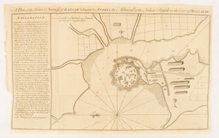 Stock ID #174892 A Plan of the Town & Fortress of Garlah Belonging to Angria the Admiral to the...