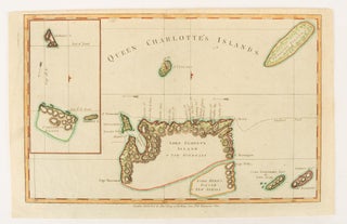 Stock ID #174895 Queen Charlotte's Islands. PACIFIC - MAP, JOHN WALKER, ENGRAVER
