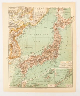 Stock ID #174898 Japan und Korea. JAPAN AND KOREA - MAP, JOSEPH MEYERS