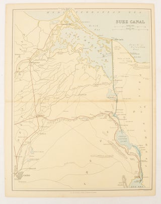 Stock ID #174937 Suez Canal. EGYPT - MAP