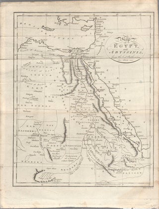 Stock ID #174955 Map of Egypt, and Abyssinia, from the best Authorities. EGYPT - MAP, SAMUEL...