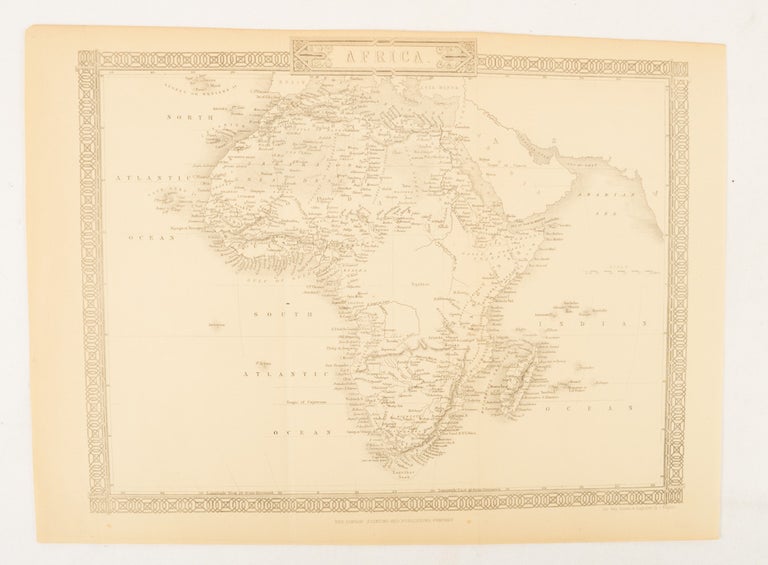 Stock ID #174956 Africa. AFRICA - MAP, J. RAPKIN.