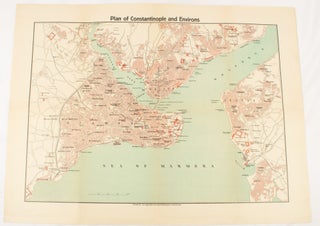 Stock ID #174961 Plan of Constantinople and Environs. ISTANBUL - POST-TREATY OF LAUSANNE