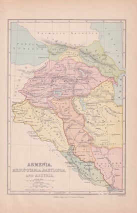 Stock ID #174962 Armenia, Mesopotamia, Babylonia, and Assyria. MIDDLE EAST - MAP., EDWARD WELLER