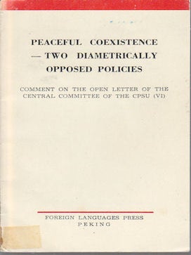Stock ID #175056 Peaceful Coexistence - Two Diametrically Opposed Policies. Comment on the Open...