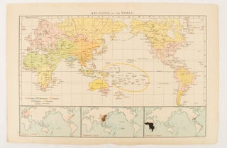 Stock ID #175135 Religions of the World. WORLD MAP OF MAJOR RELIGIONS