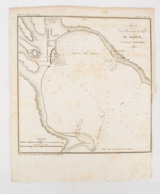 Stock ID #175248 Plan du Port at de la Ville de Kertch, Anciennement Panticapée. CRIMEA - MAP,...