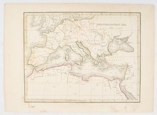 Stock ID #175249 Mediterranean Sea. LATE 19TH CENTURY MAP OF THE MEDITERRANEAN