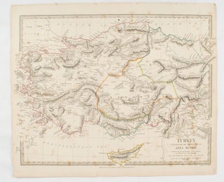 Stock ID #175250 Turkey containing the provinces in Asia Minor. J. WALKER, ENGRAVERS C
