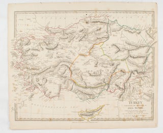Stock ID #175250 Turkey containing the provinces in Asia Minor. J. WALKER, ENGRAVERS C