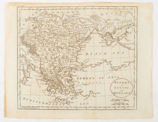 Stock ID #175252 Turkey in Europe and Hungary. OTTOMAN EMPIRE - BALKANS, DANUBIA