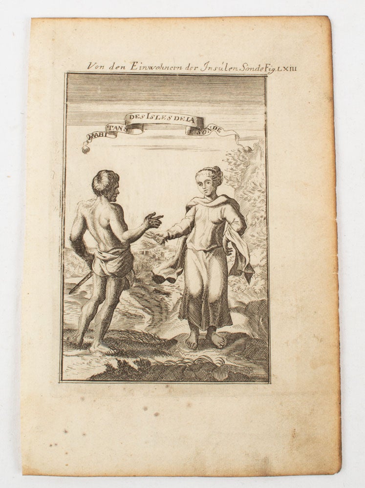 Stock ID #175636 [Dutch East Indies] Habitans des Isles de la Sonde. ALAIN MANESSON MALLET.