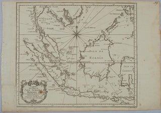 Stock ID #175650 Carte des Isles de Java, Sumatra. Borneo &c. Les Détroits de la Sonde Malaca et...
