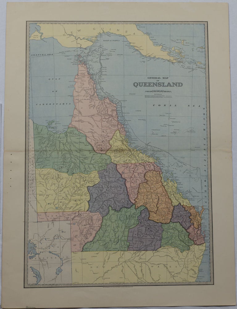 Stock ID #175917 General Map of Queensland. ALEX. J. SCALLY.