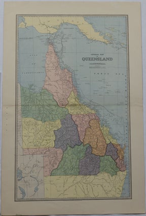 Stock ID #175917 General Map of Queensland. ALEX. J. SCALLY
