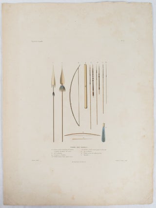 Stock ID #175979 Terre Des Papous. Voyage De La Coquille. ENGRAVER, LOUIS ISIDORE DUPERREY, JULES...