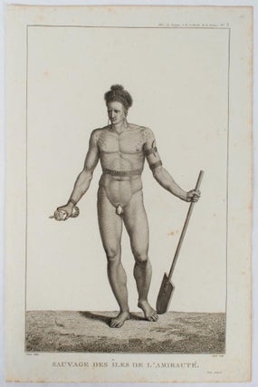 Stock ID #175981 Sauvage des Îles de L'Amirauté. JACQUES-JULIEN LABILLARDIERE, JEAN PIRON,...