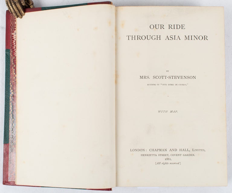 Stock ID #176117 Our Ride Through Asia Minor. SCOTT-STEVENSON MRS.