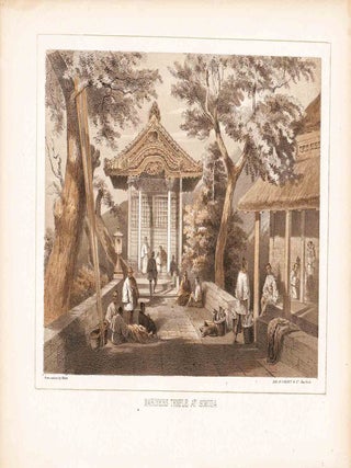 Stock ID #176480 Mariners Temple at Simoda. COMMODORE MATTHEW PERRY, WILHELM AND SARONY HEINE,...