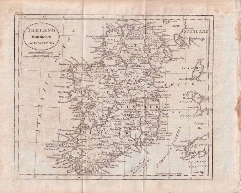 Stock ID #176602 Ireland from the best authorities. MAP, JOHN CARY, AFTER.