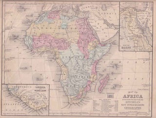 Stock ID #176603 Map of Africa engraved to illustrate Mitchell's New Intermediate Geography....