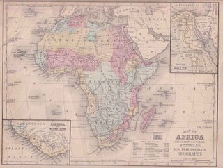 Stock ID #176603 Map of Africa engraved to illustrate Mitchell's New Intermediate Geography....