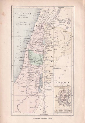 Stock ID #176611 Palestine in the time of our Lord. WILLIAM HUGHES