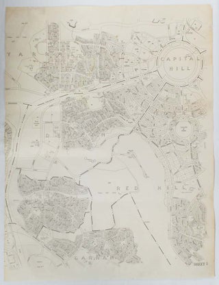 Stock ID #176618 Map of Canberra's Inner South, showing Capitol Hill, Yarralumla, Deakin,...