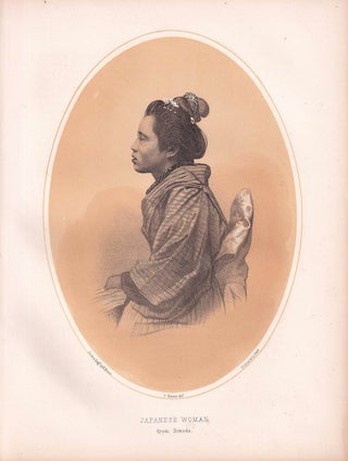 Stock ID #176752 Japanese woman from Simoda. [Caption title]. COMMODORE MATTHEW PERRY, ELIPHALET...