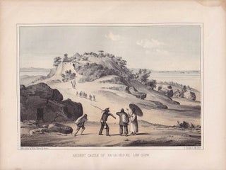 Ancient Castle of Na-Ga-Gus-Ko, Lew Chew. [Caption Titles].