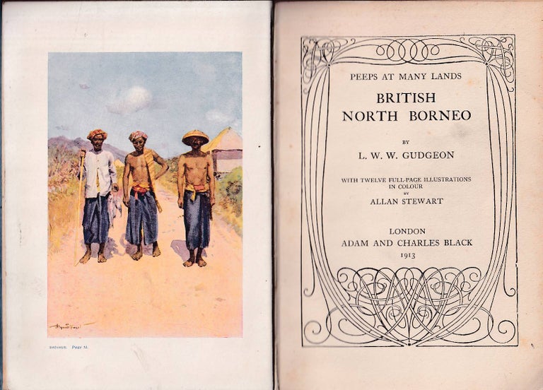 Stock ID #176833 Peeps at Many Lands. British North Borneo. L. W. W. GUDGEON.