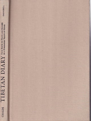 Stock ID #176908 Tibetan Diary. From Birth to Death and Beyond in a Himalayan Valley of Nepal....