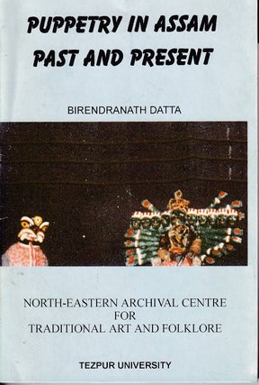 Stock ID #176910 Puppetry in Assam Past and Present. BIRENDRANATH DATTA