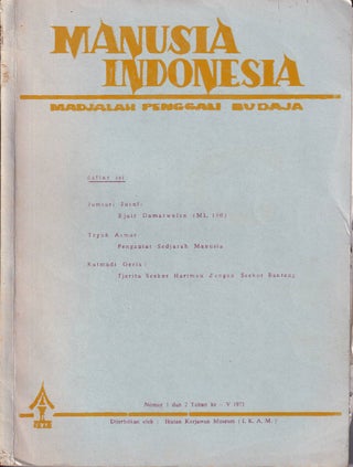 Stock ID #176939 Manusia Indonesia. Madjalah penggali budaja. M WAHJONO