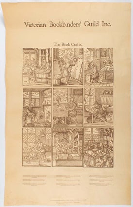 Stock ID #177009 Victorian Bookbinders' Guild Inc. The Book Crafts. BOOK CRAFTS POSTER
