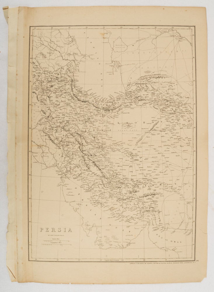 Stock ID #177017 Persia. [Map]. EDWARD WELLER.