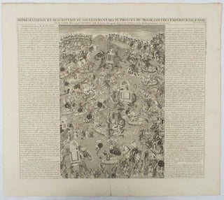 Stock ID #177175 Representation et description du soulevement des IV Princes du Mogol contre...