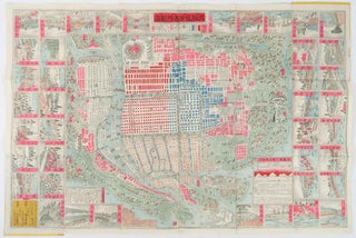 Stock ID #177219 大阪区分名所新図全. [Osaka kubun meisho shinzu zen]. [Folding Map...