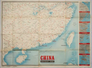 Stock ID #177319 China Southeast Coast Newsmap. CHINA - WORLD WAR II MAP