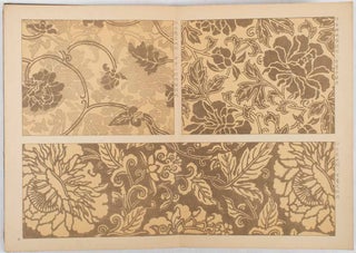 朝陽閣カン賞. [Chōyōkaku kanshō]. [Japanese Book of Gold Thread and Damask Fabric Designs].