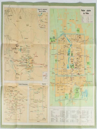 Carte Touristique de Pekin. (Tourist Map of Peking).