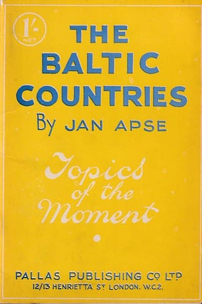 Stock ID #177585 The Baltic States. JAN APSE